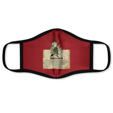 Discover Edgar Allan Poe Face Mask