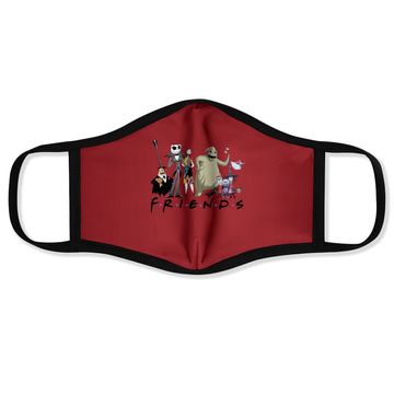 Discover Nightmare Before Christmas Characters Friends Halloween Face Mask