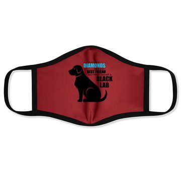 Discover Black Lab Face Mask