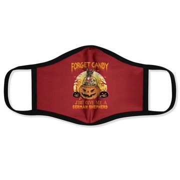 Discover Candy Pumpkin German Shepherd Face Mask