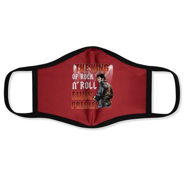 Discover King Of Rock & Roll Elvis Presley Face Mask