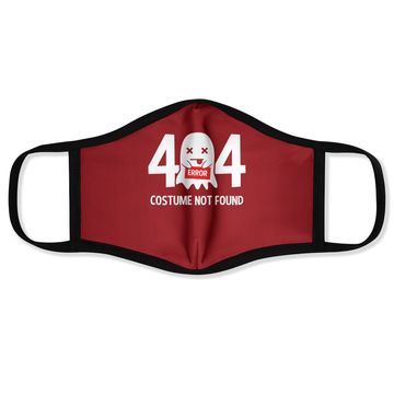 Discover Error 404 Costume Not Found Ghost Halloween Costume Face Mask