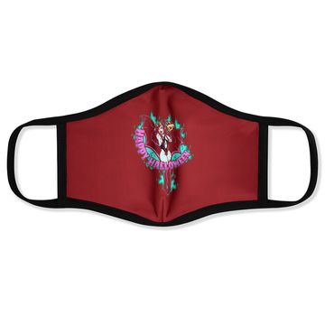 Discover Happy Halloween Succubus Sexy Psychobilly Punk Face Mask
