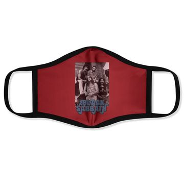 Discover Black Sabbath  Band Face Mask