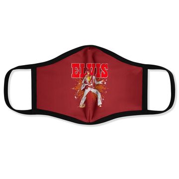 Discover Elvis Presley  Retro Face Mask
