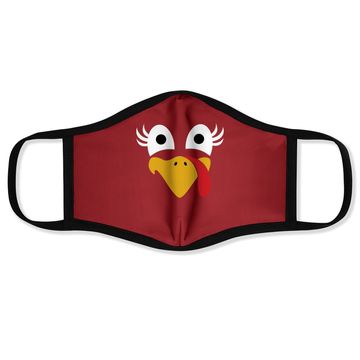 Discover Cute Turkey Fall Thanksgiving Face Mask
