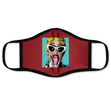 Discover Cardi B Album Cover Drag Queen Cool Face Mask