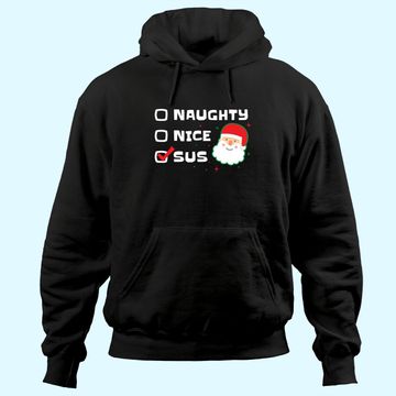 Discover Nice Naughty Santa Noel Hoodies