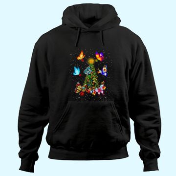 Discover Butterfly Christmas Tree Hoodies