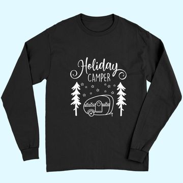 Discover Red Holiday Camper Christmas Long Sleeves