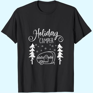 Discover Red Holiday Camper Christmas T-Shirts