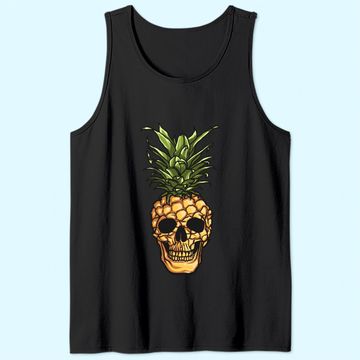 Discover Pineapple Skull Tank Top Pineapple Tank Top