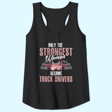 Discover Female Truck Driver Tank Top