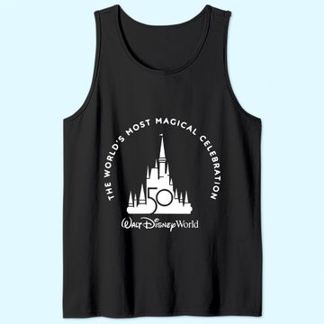Discover 50th Anniversary Celebration For Magic Kingdom Tank Top