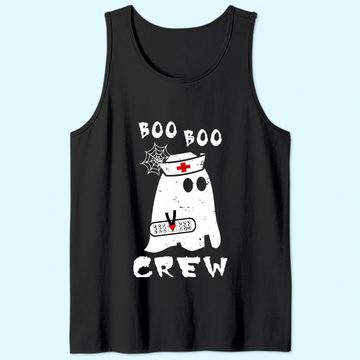 Discover Boo Boo Crew Halloween Ghost Nurse Tank Top
