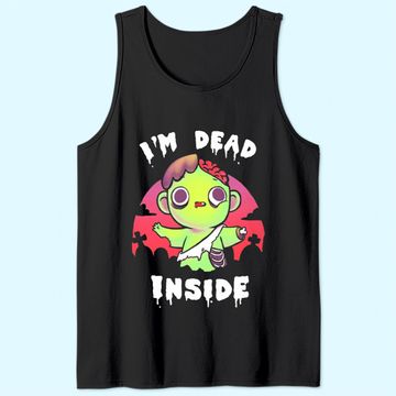 Discover I Am Dead Inside Halloween Tank Top