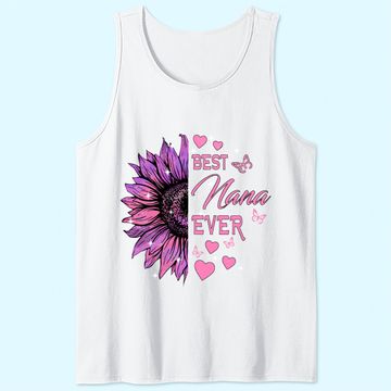 Discover Best Nana Ever Purple Flowers Classic Tank Top