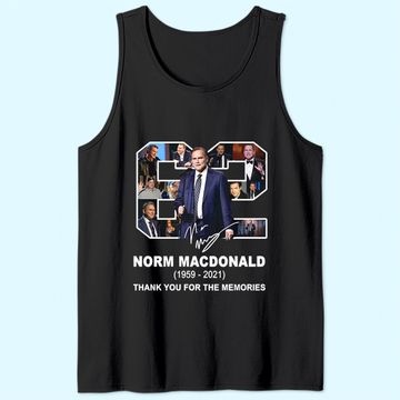 Discover RIP Norm Macdonald 1959-2021 Tank Top