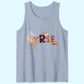 Discover Nurse Health Worker Halloween Tank Top