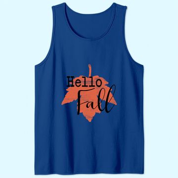 Discover Hello Falls Autumn Season Tank Top