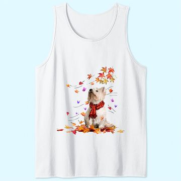 Discover Westie Autumn Leaf Classic Tank Top