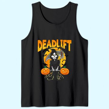 Discover Funny Deadlift Bodybuilder Halloween Workout Tank Top