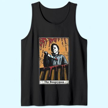 Discover Halloween Michael Myers TheBoogeyman Tarot Card Carpenter Horror Tank Top