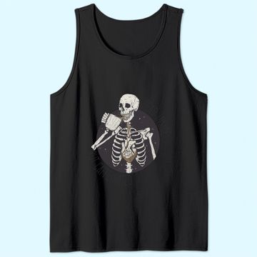 Discover Dead Inside But Caffeinated Tank Top