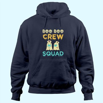 Discover Boo Boo Crew Squad Nurse Halloween Nurses RN Ghost Hoodie