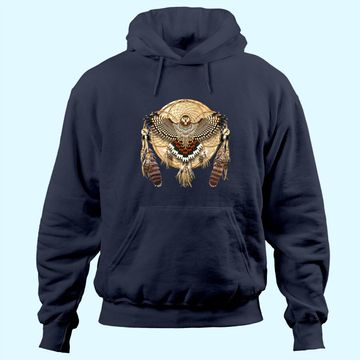Discover Red-Tail Hawk Dreamcatcher Mandala Classic Hoodie