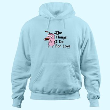 Discover Courage the Cowardly Dog For Love Hoodie