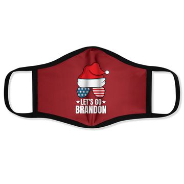 Discover Let's Go Brandon Christmas Face Mask