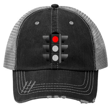 Discover Traffic Light Party Trucker Hat