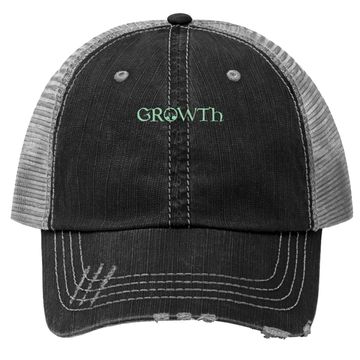 Discover Growth Green Magic Mana Symbol Trucker Hat