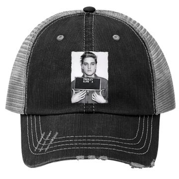 Discover Elvis Presley Army Mug Shot Trucker Hat