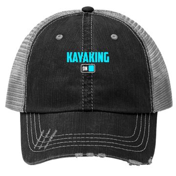 Discover Kayaking Mode On Canoe Boat Adventure Trucker Hat