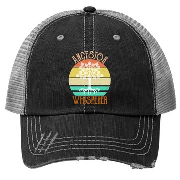 Discover Ancestor Whisperer Genealogy Trucker Hat