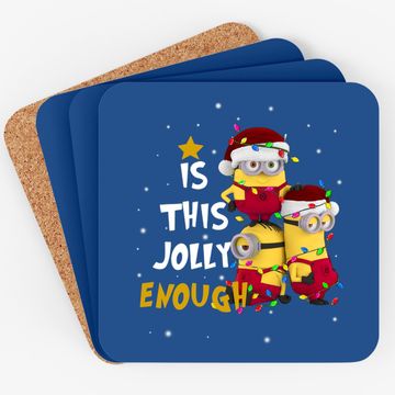 Discover Minion Christmas Coasters