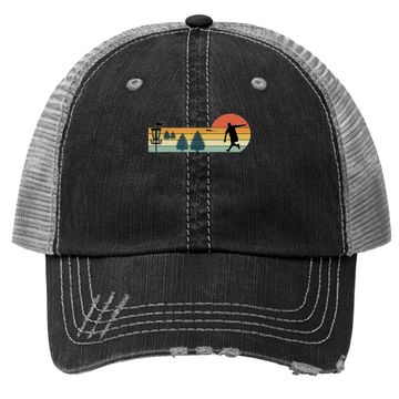 Discover Cool Retro Disc Golf Sport Trucker Hat