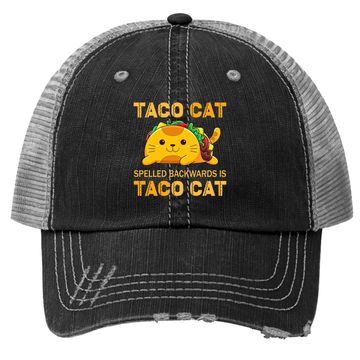 Discover Tacocat Trucker Hat For Taco Cat Cinco De Mayo Tacocat Tacos Trucker Hat