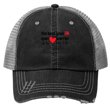 Discover Post Heart Surgery Trucker Hat Open Heart Warrior