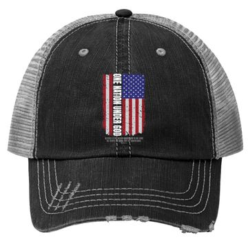 Discover Religious Freedom One Nation Under God Scripture Verse Trucker Hat