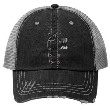 Discover Chef Tuniform Jacket Faux Funny Cook Trucker Hat For Cooking