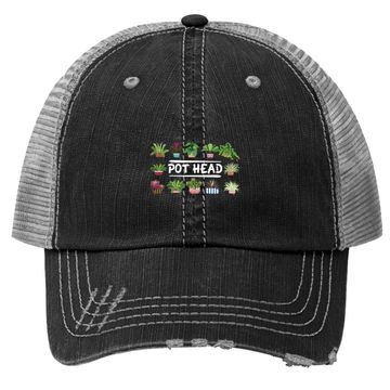 Discover Gardening Potted Plant Pot Head Trucker Hat