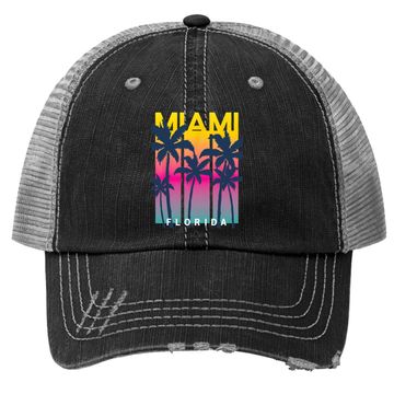 Discover Trucker Hat Miami Florida