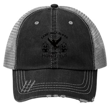 Discover Camp Half Blood Cabin 9 Hephaestus Trucker Hat