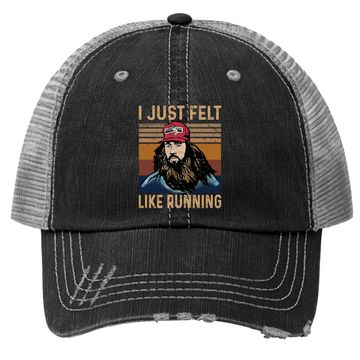 Discover Forrest Gump I Just Felt Like Running Trucker Hat