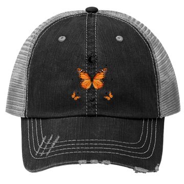 Discover Monarch Butterfly Celestial Butterfly Sun Moon Phase Gift Trucker Hat
