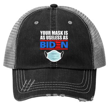 Discover Your Mask Is As Useless As Biden Trucker Hat