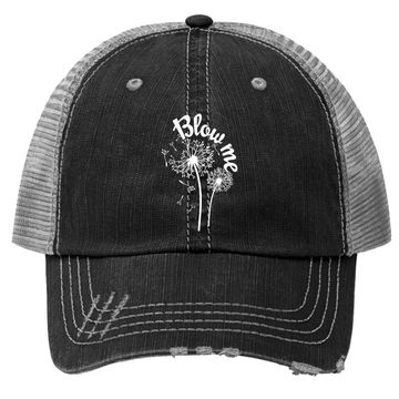 Discover Blow Me Dandelion Trucker Hat